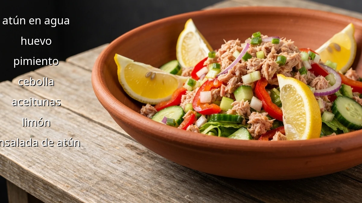 Ensalada de Atún Fresca para Dietas
