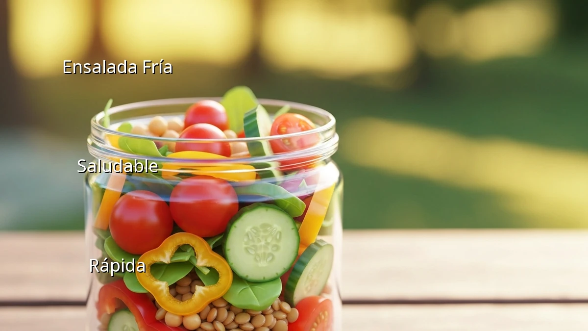 Ensaladas Frías para Adelgazar: Prepara Rápido