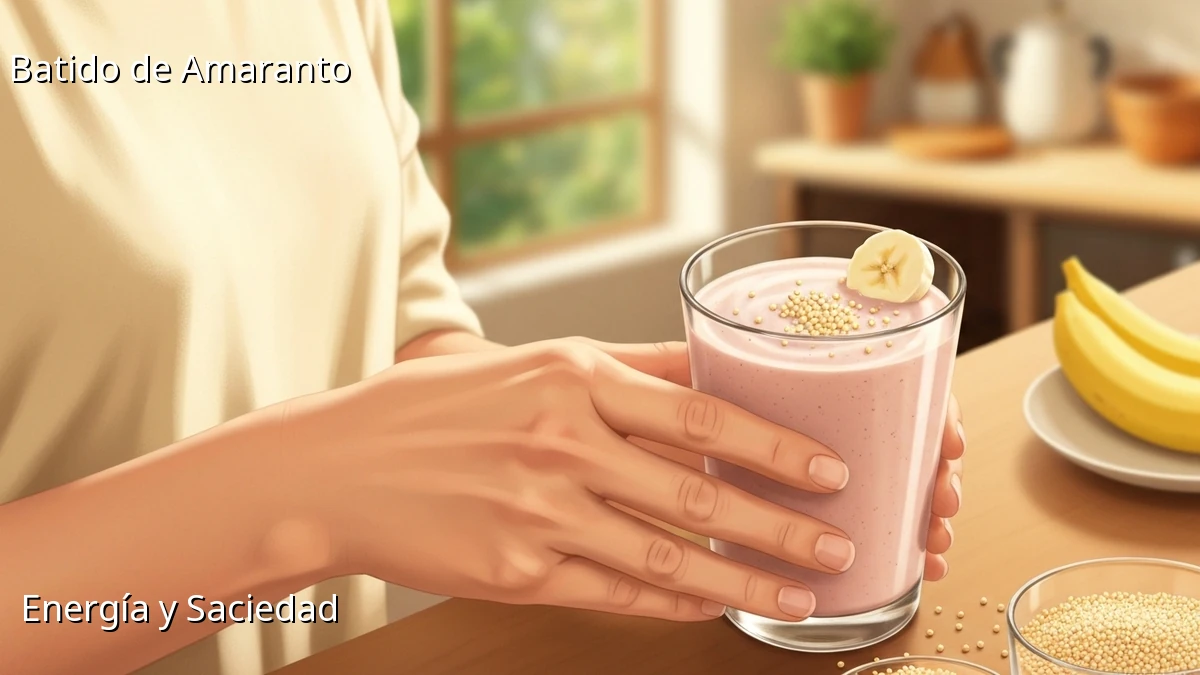 Batido de Amaranto: Energía Sostenida para Evitar Antojos