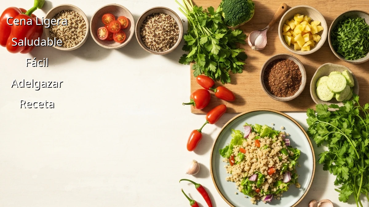 Cenas Ligeras: Recetas Fáciles para Bajar de Peso