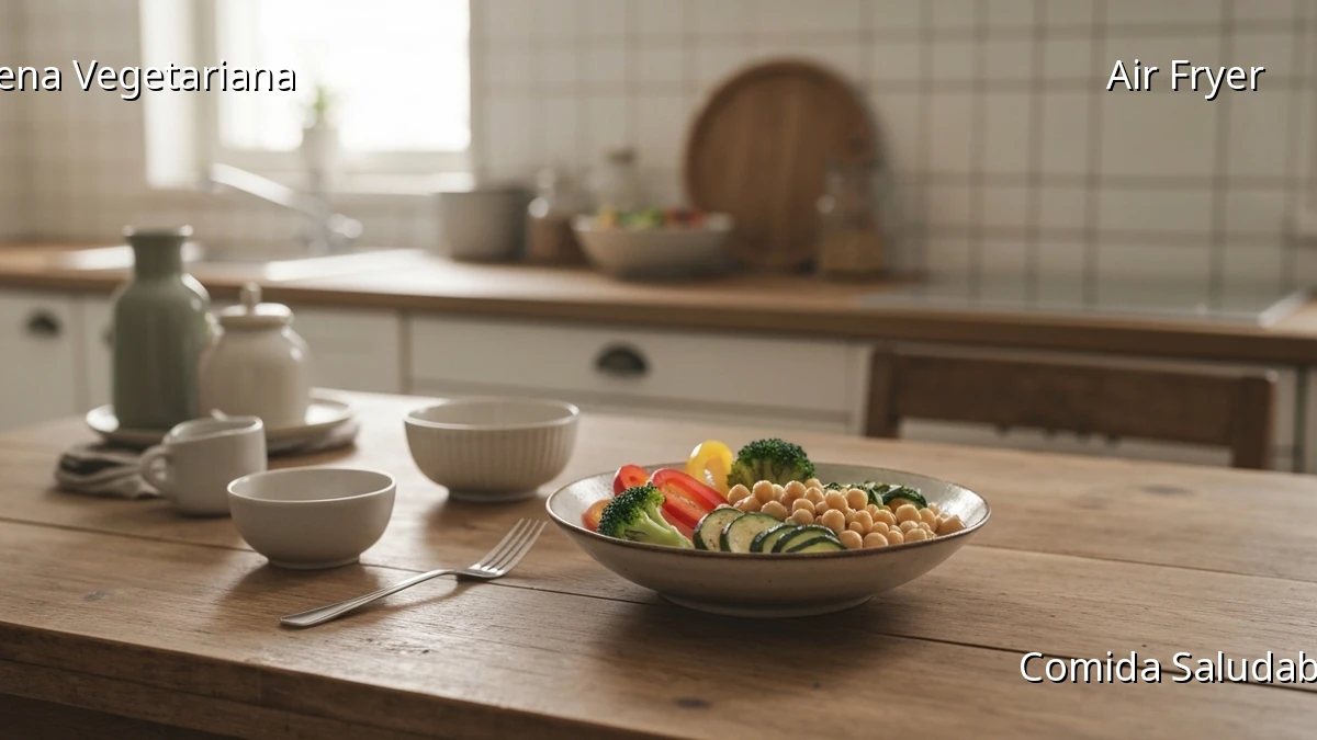 Cenas Vegetarianas para Adelgazar: Tu Air Fryer Aliada