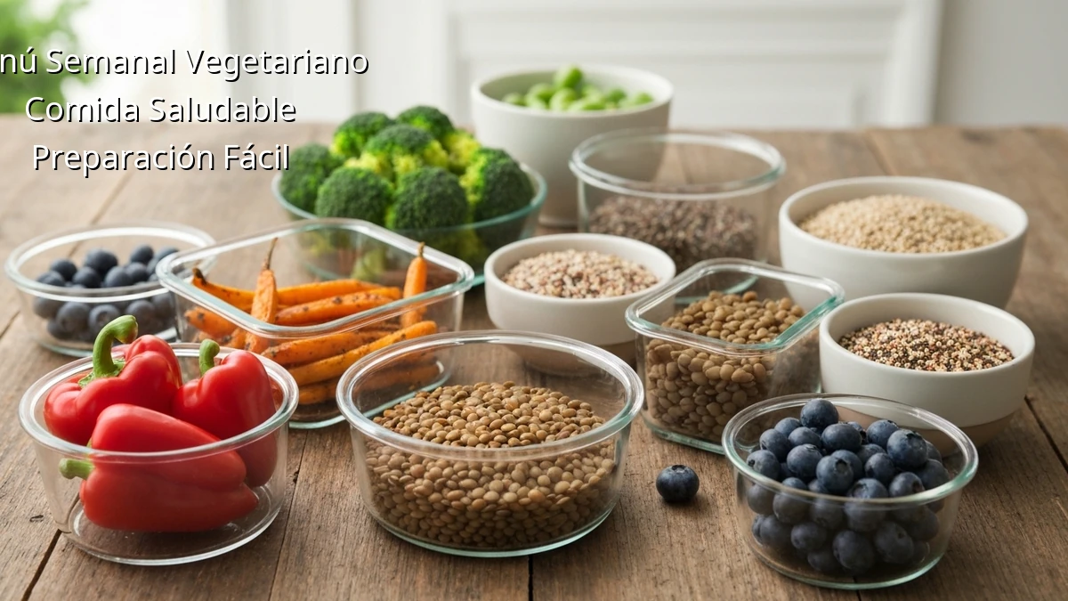 Recetas Vegetarianas para Adelgazar: Tu Menú Semanal