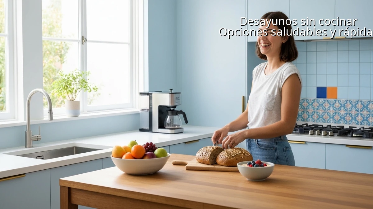 Desayunos sin Cocinar para Adelgazar: ¡Tu Mañana Fácil!