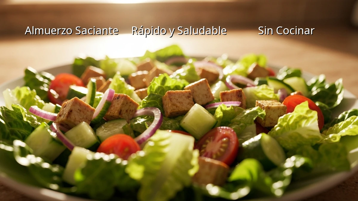 Almuerzo Adelgazante: Saciante y Sin Cocinar para Madres Ocupadas