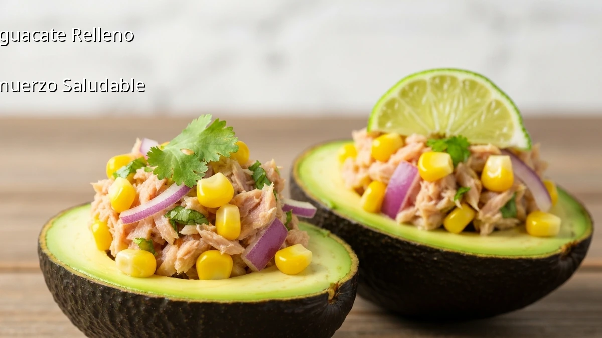 Aguacate Relleno Ligero: Almuerzo Adelgazante Sin Cocinar para Días Ocupados