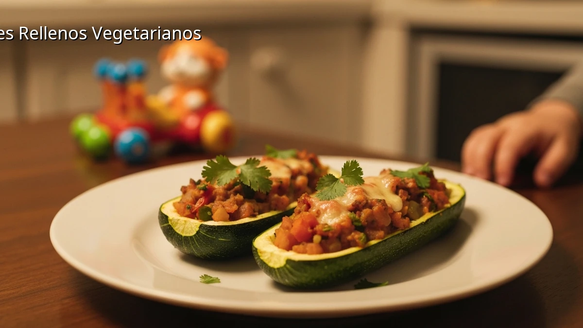 Calabacines Rellenos Vegetarianos: Cena Ligera para Madres Ocupadas