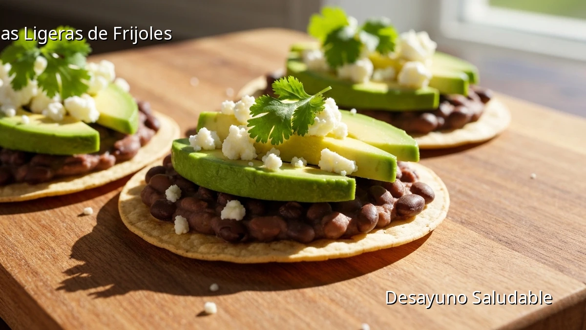 Tostadas Ligeras de Frijoles: Adelgaza Fácil