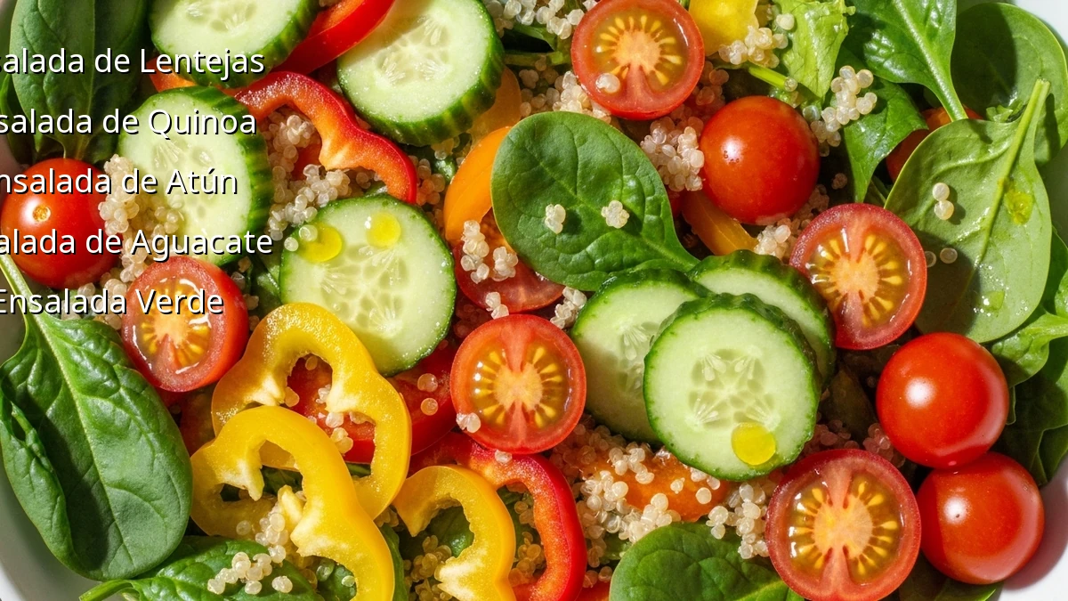 Ensaladas para Adelgazar Fáciles: ¡5 Recetas en 10 Minutos!