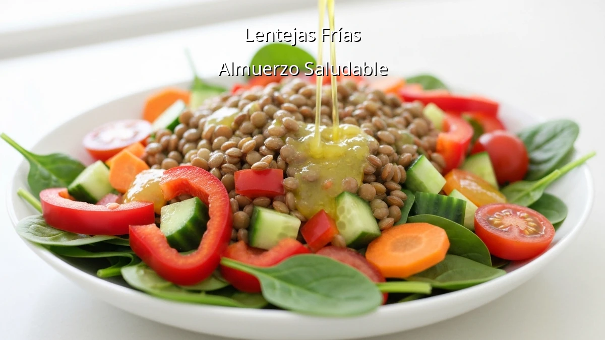 Lentejas Frías: Almuerzo Fácil para Adelgazar