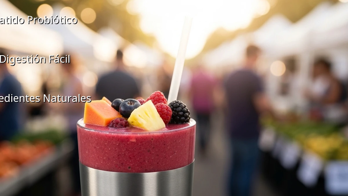 Batido Probiótico: Digestión Fácil para Adelgazar