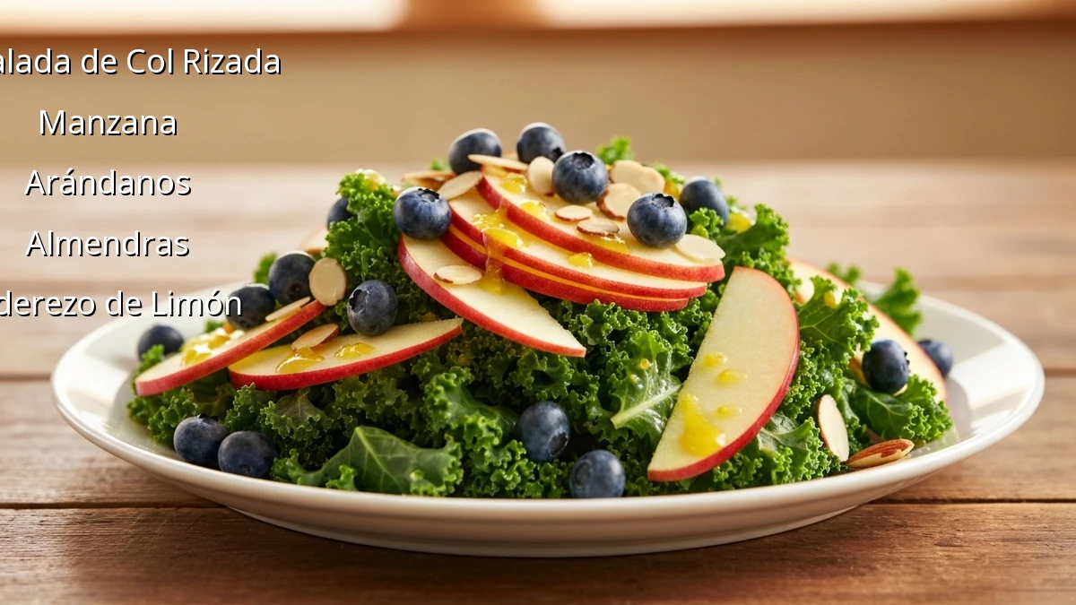 Ensalada de Col Rizada para Adelgazar: Receta Vegana y Nutritiva