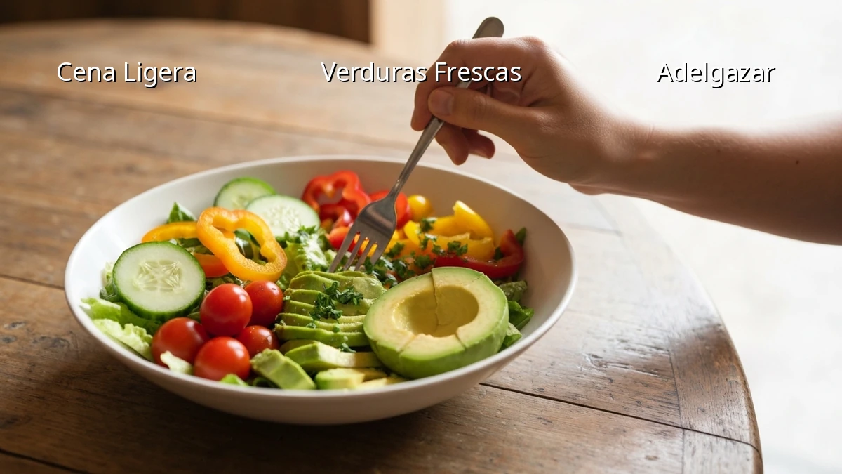 Cenas Bajas en Carbos: Adelgaza con Verduras Crudas de tu Nevera