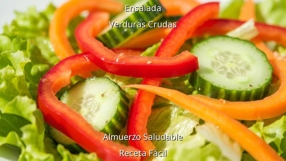 Almuerzos con Verduras Crudas para Adelgazar