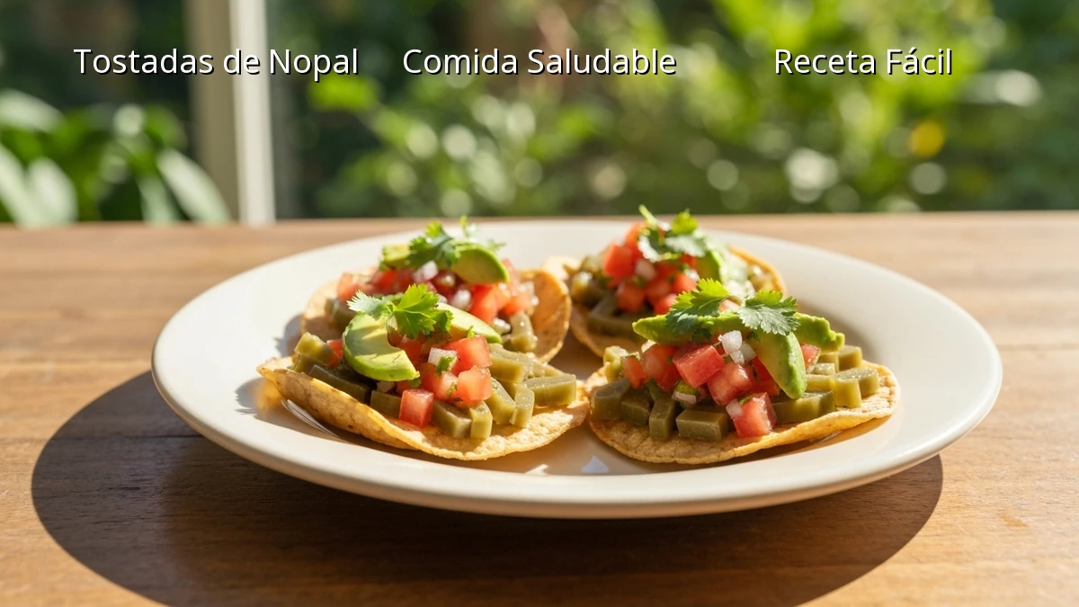 Tostadas de Nopal: Adelgaza Fácil sin Cocinar