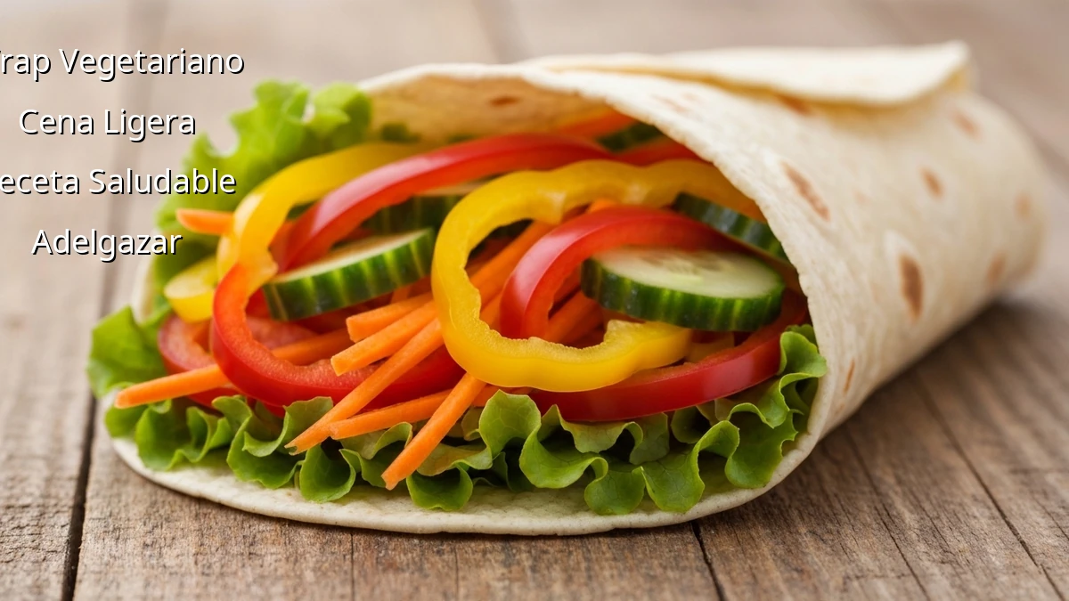 Wraps Vegetarianos: Cena Ligera para Adelgazar