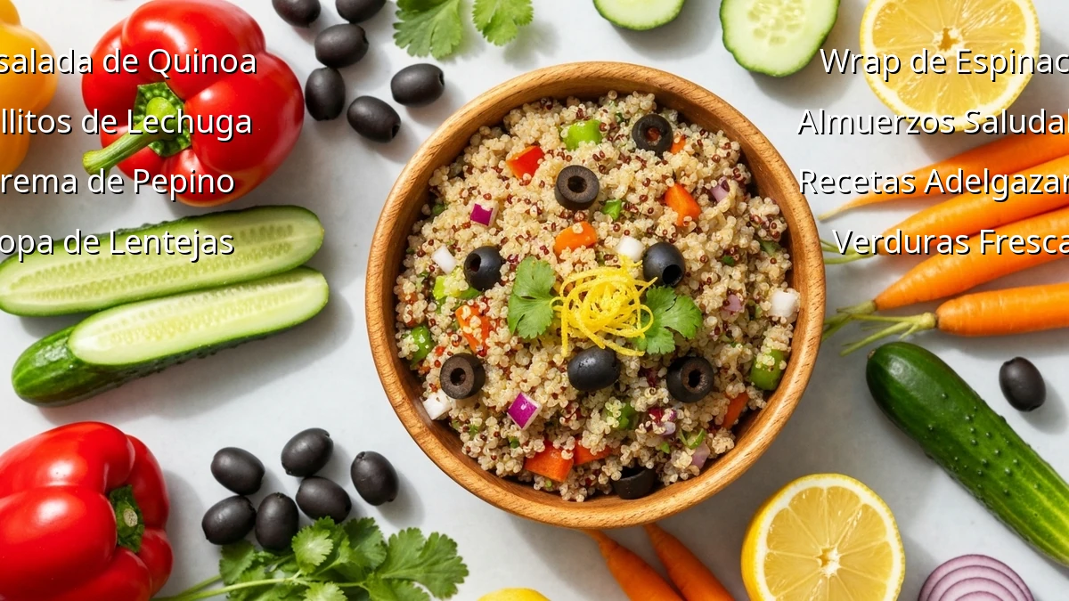 Almuerzos con Verduras para Adelgazar Fácil