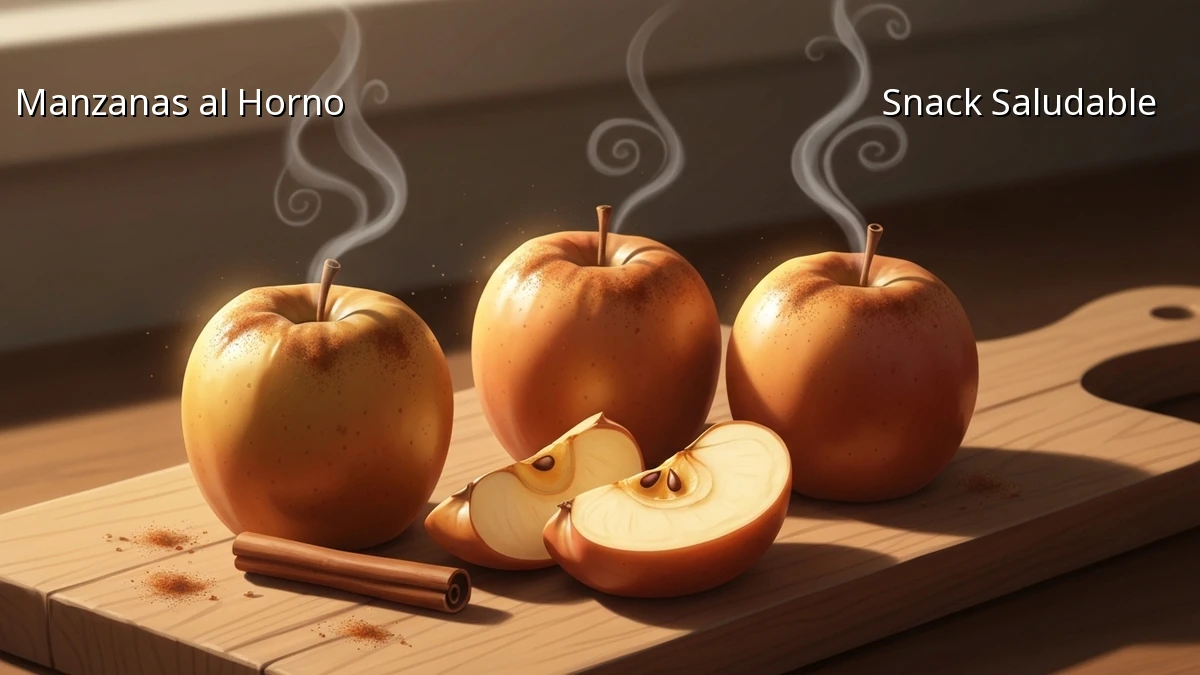 Manzanas al Horno: Snack Fácil para Adelgazar