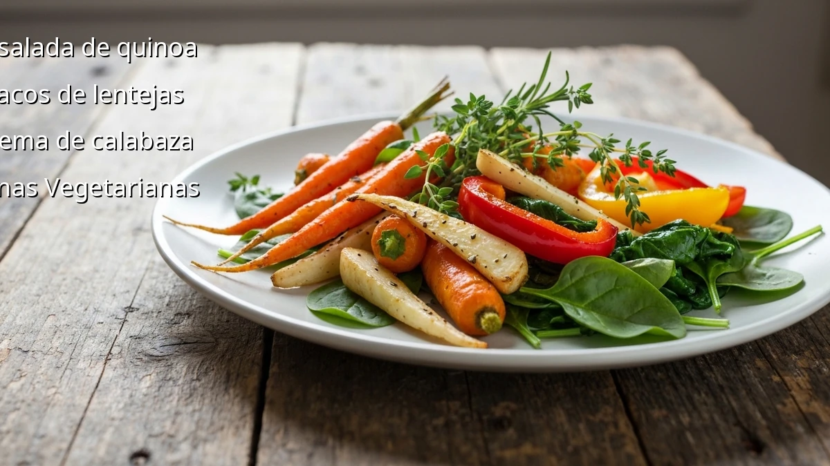 Cenas vegetarianas rápidas: ¡Adelgaza sin cocinar!