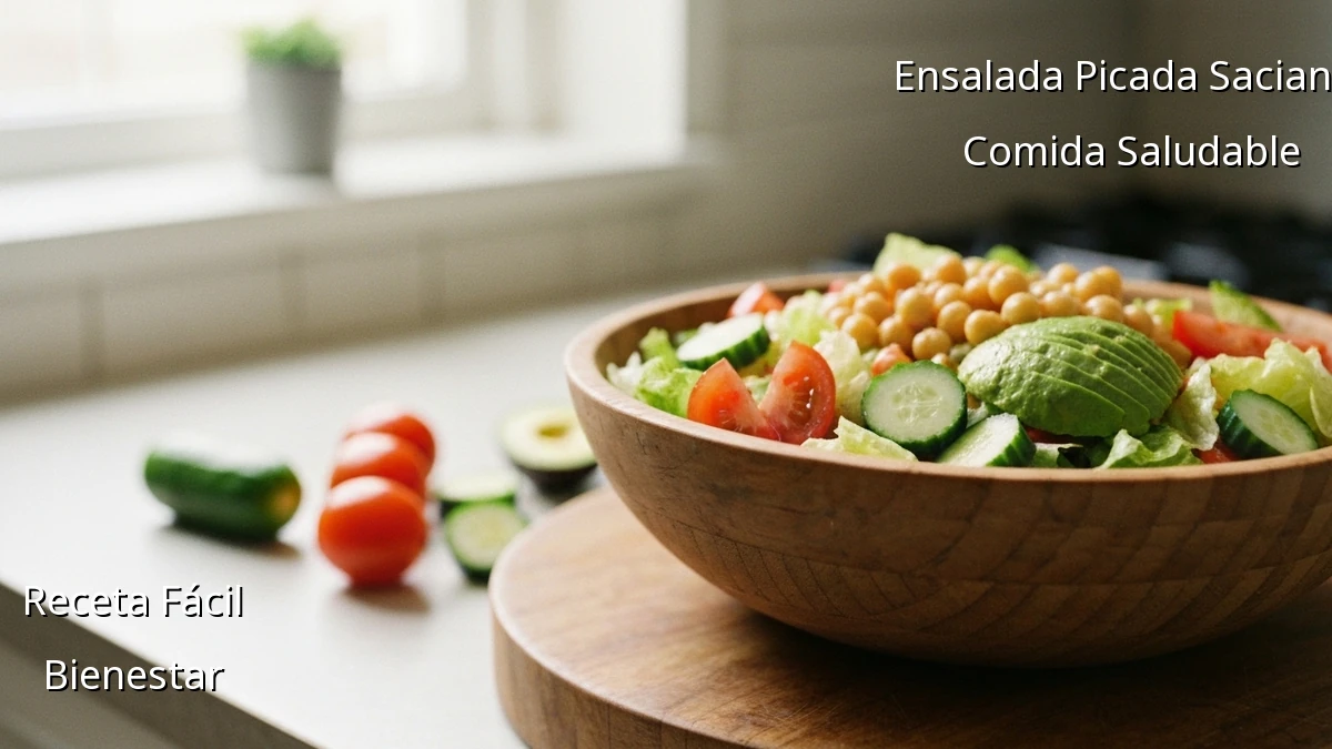 Ensalada Picada Saciante: Adelgaza Fácil con lo de tu Nevera