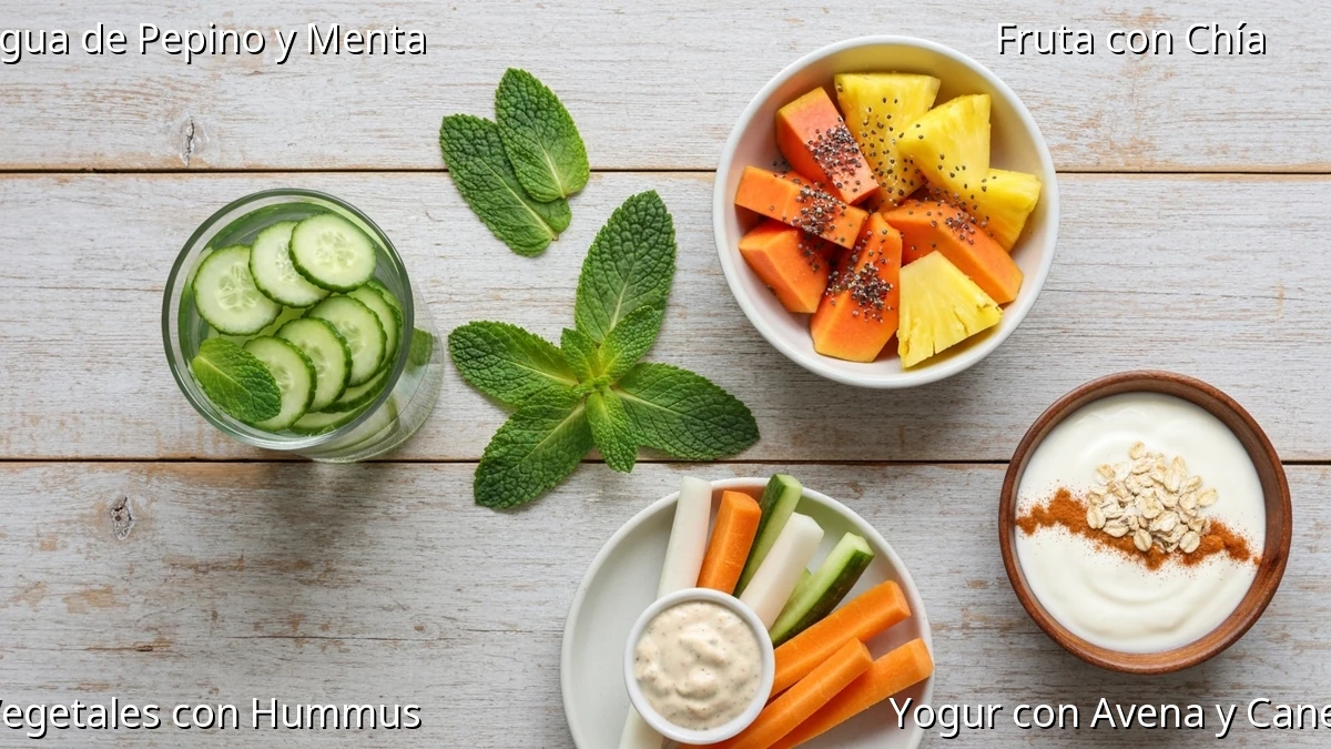 Snacks para Deshinchar: Recetas Fáciles y Económicas para Adelgazar