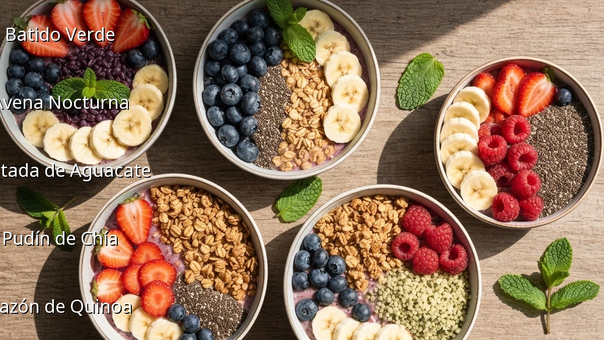 Desayunos Rápidos para Adelgazar: ¡5 Recetas Veganas!