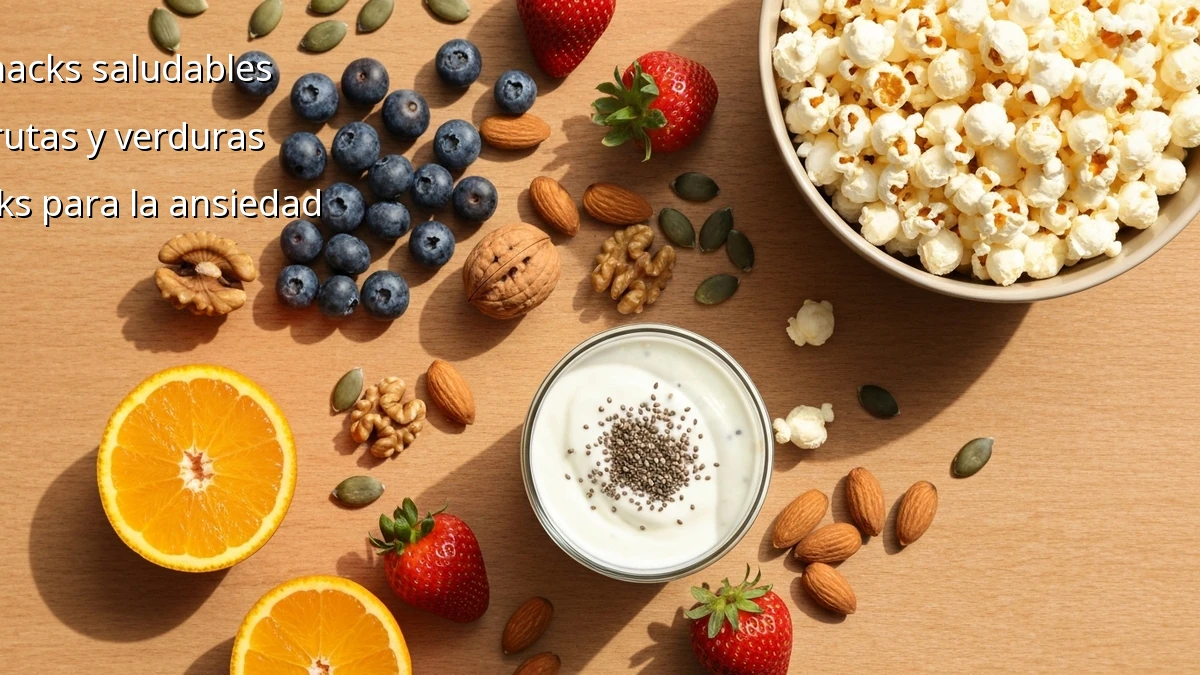 Snacks para la ansiedad: opciones saludables y fáciles de preparar