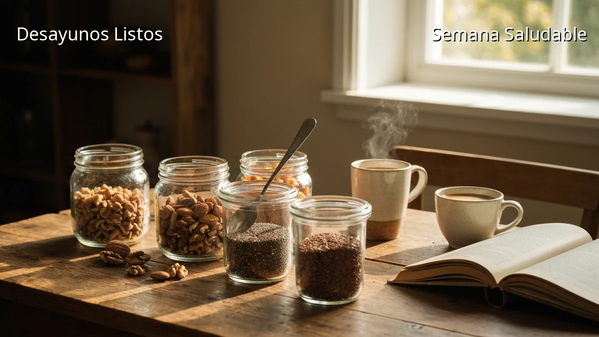Desayunos Adelgazantes: Prepara el Domingo para tu Semana Ocupada
