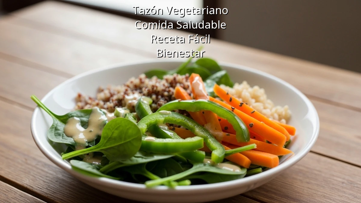 Tazón Vegetariano Adelgazante: Fácil y Económico
