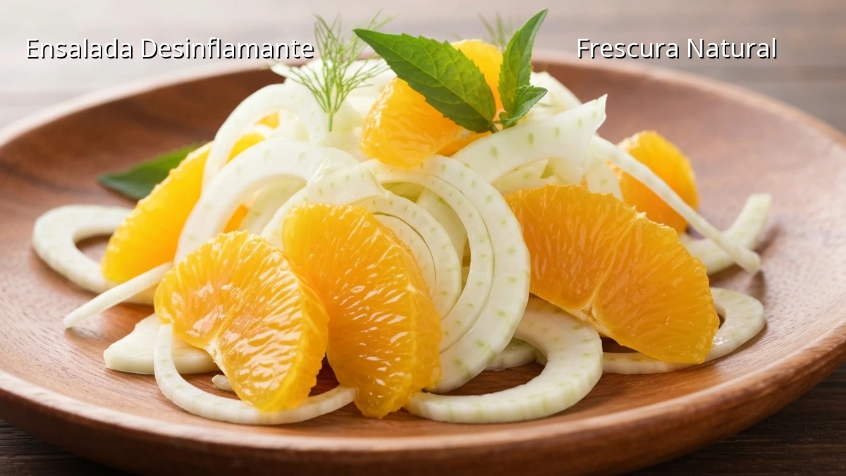Ensalada de Hinojo y Naranja: Deshincha y Adelgaza Fácil