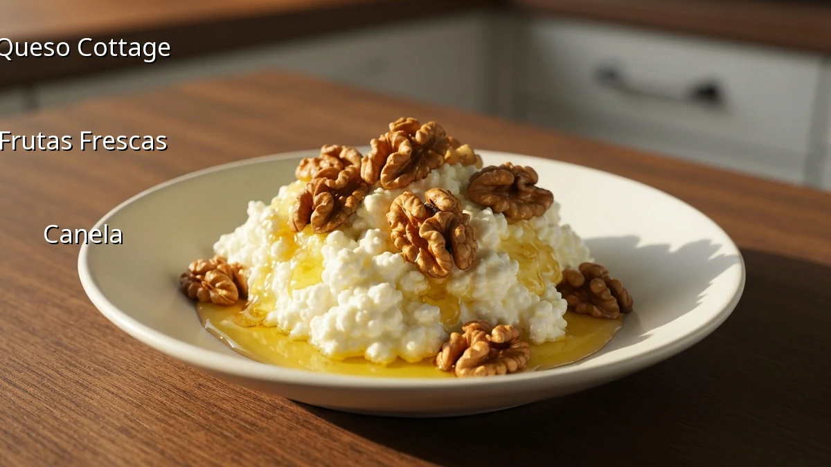 Snack de Queso Cottage: Sacia tu Hambre y Adelgaza Fácil