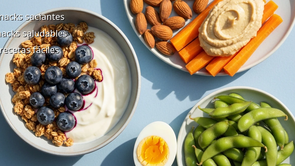 Snacks saciantes para evitar comer entre horas