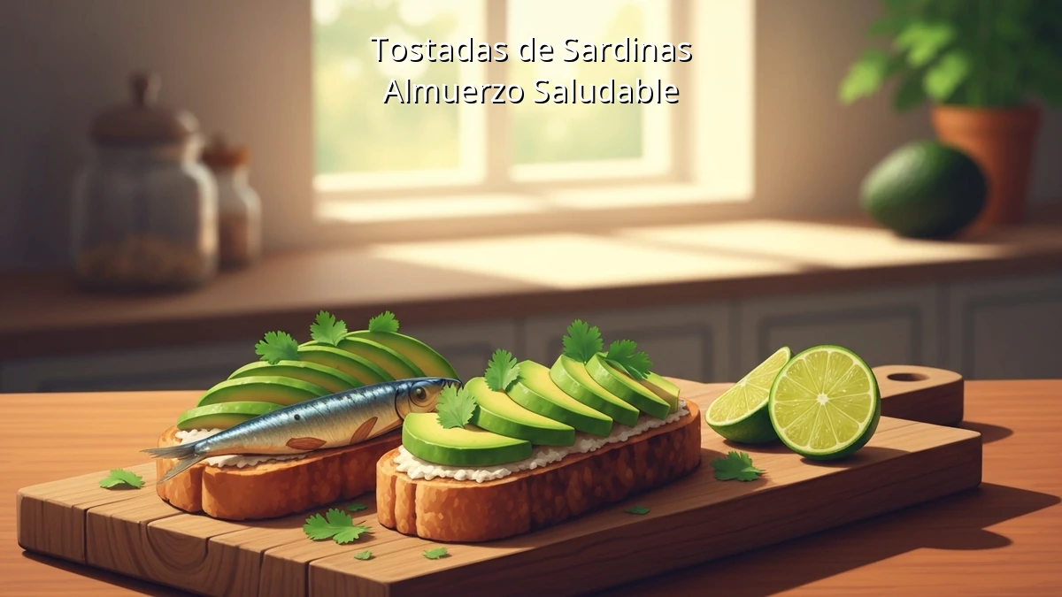 Tostadas de Sardinas: Almuerzo Fácil para Adelgazar sin Gastar Mucho