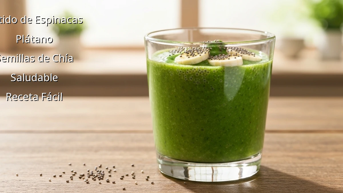 Batido de Espinacas y Plátano Nutritivo: Receta Fácil y Rápida