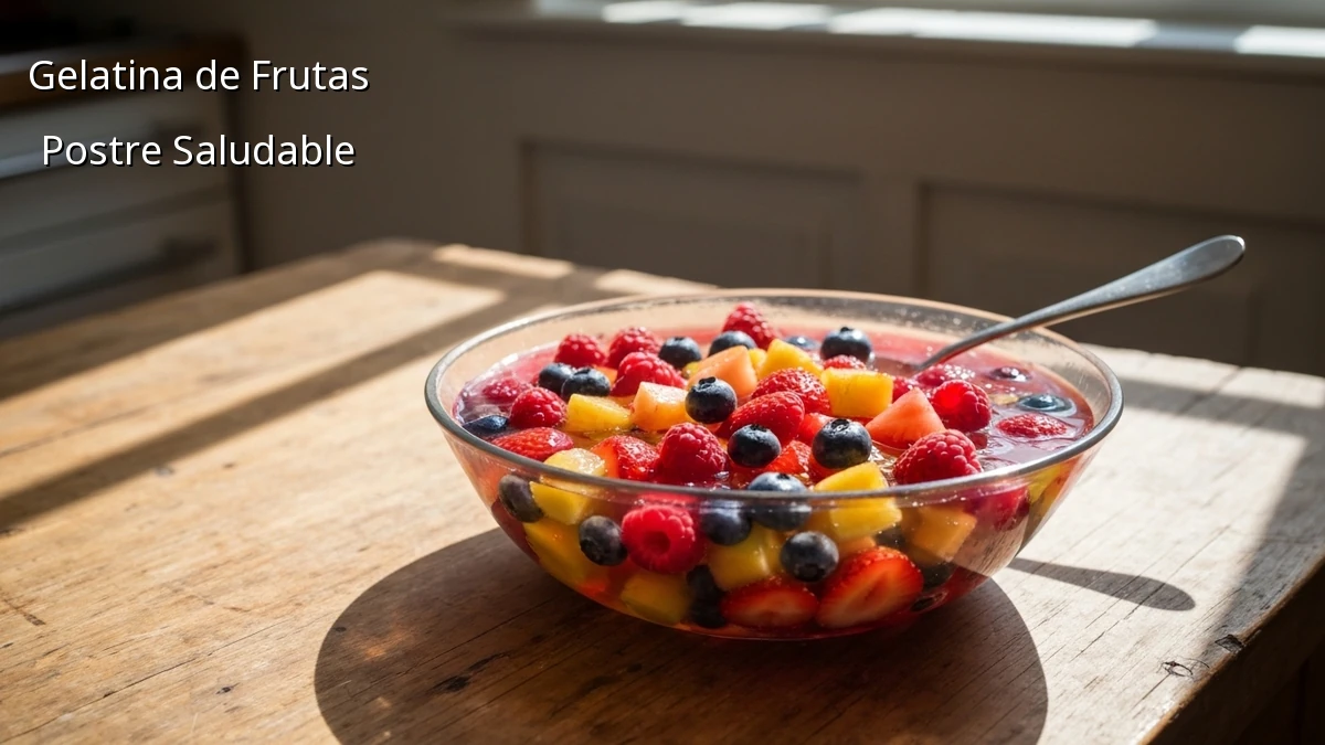 Gelatina de Frutas para Adelgazar: Receta Rápida y Económica