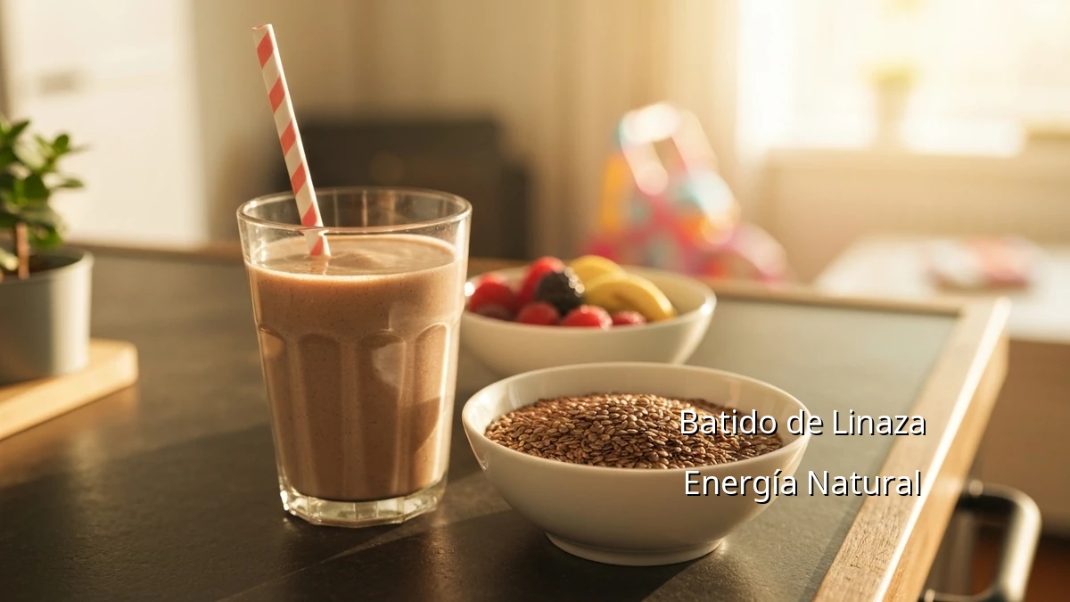 Batido de Linaza: Fácil y Saciante para Madres Ocupadas
