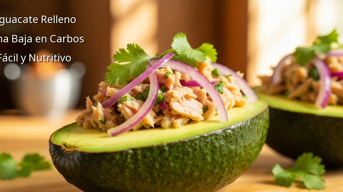 Aguacate Relleno: Cena Baja en Carbos Fácil