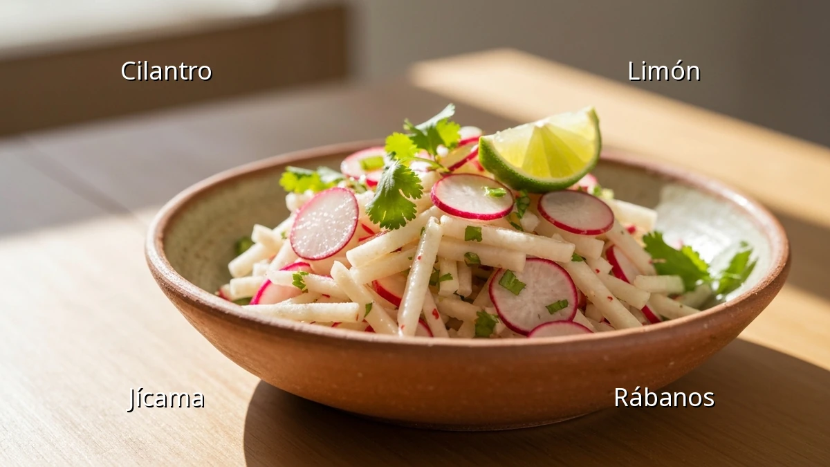 Ensalada Jícama y Rábanos: Ligera y Fácil para Adelgazar