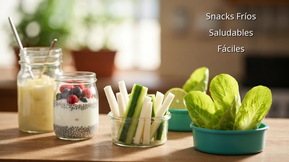 Snacks Fríos para Adelgazar: Prepara Fácil y Lleva Contigo