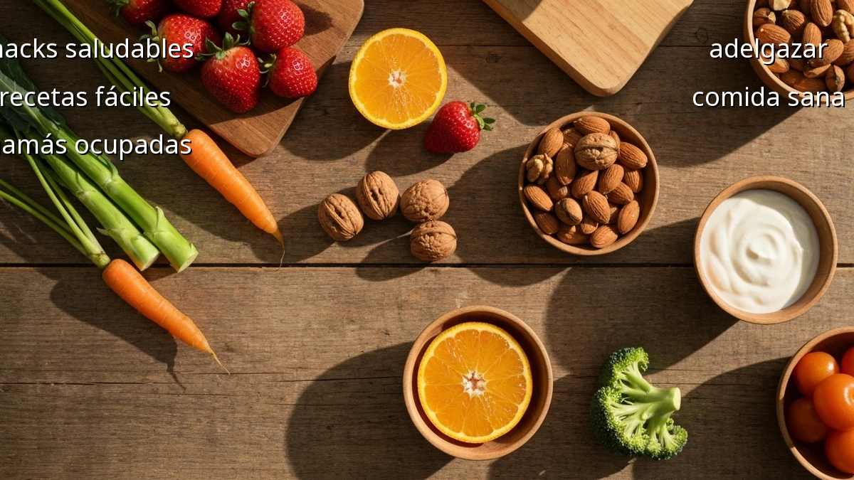 Snacks para Adelgazar: ¡Recetas Fáciles para Mamás Ocupadas!