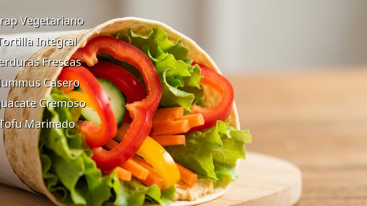 Wraps Vegetarianos: Recetas con Verduras
