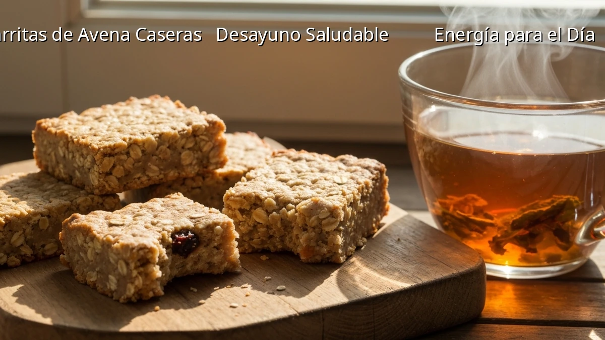 Barritas de Avena: Desayuno Saciante y Fácil