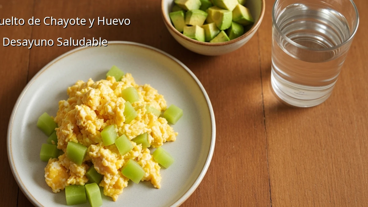 Revuelto de Chayote y Huevo: Fácil y Ligero