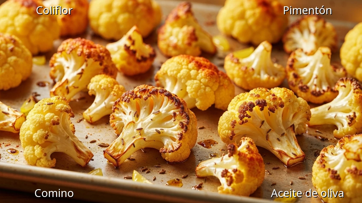 Coliflor Asada: Almuerzo Fácil para Adelgazar si Tienes Poco Tiempo