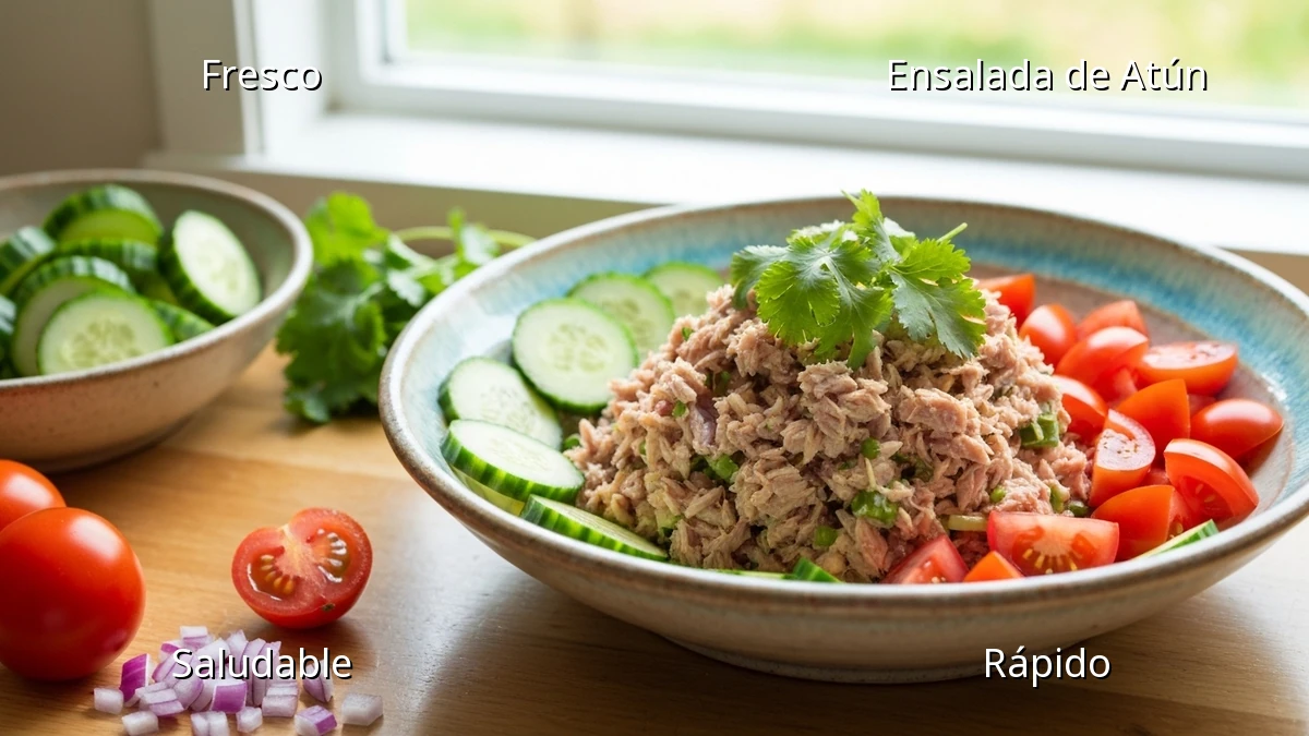 Ensalada de Atún en Lata: Rápida y Sin Cocinar para Adelgazar