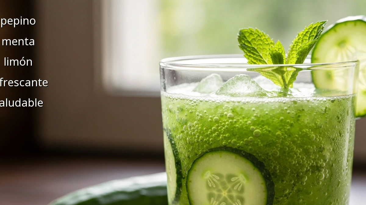 Batido de Pepino y Menta Refrescante