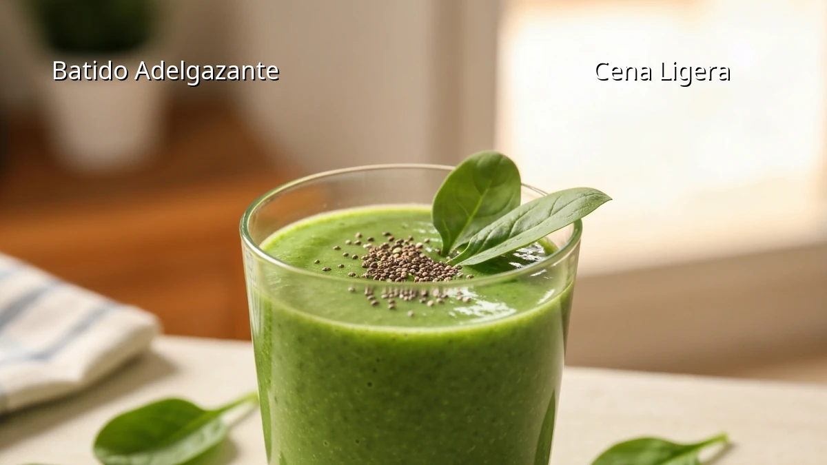 Batido Adelgazante para Cenar: Fácil y Ligero