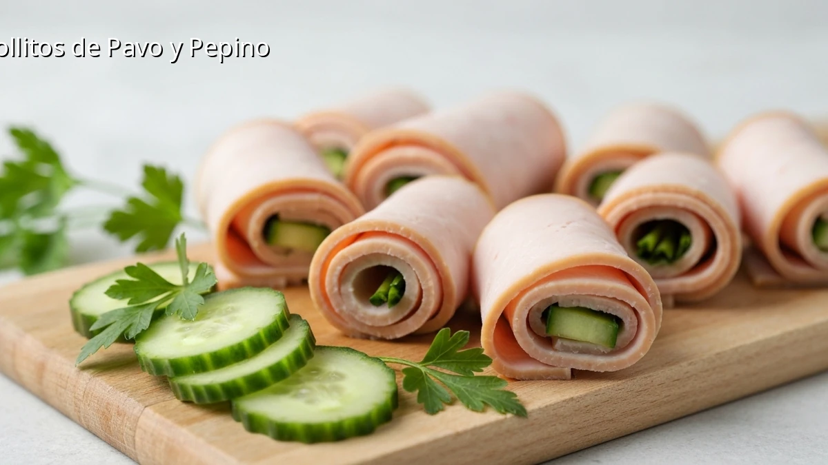 Rollitos de Pavo y Pepino: Snack Fácil para Madres