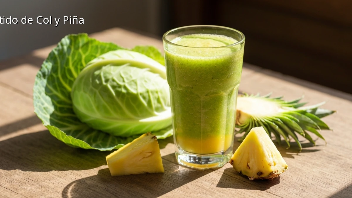 Batido de Col y Piña para Deshincharte: Fácil y Económico