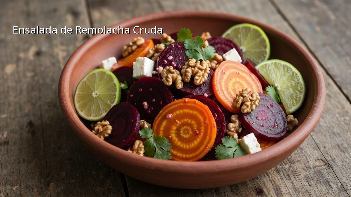 Ensalada de Remolacha Cruda: Adelgaza Fácil
