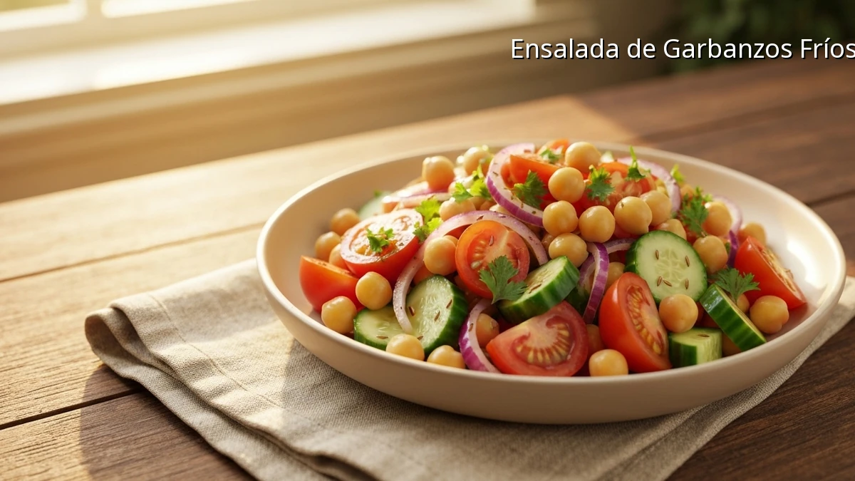 Garbanzos Fríos: Adelgaza Fácil en tu Cena